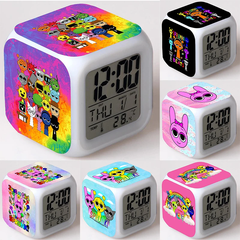 Sprunki Alarm Clocks Incredibox Night Light Color Change 7 Led Desk Home Decor Anime Kids Boys Girls Cartoon Birthday Gift
Sprunki Alarm Clocks Incredibox Night Light Color Change 7 Led Desk Home Decor Anime Kids Boys Girls Cartoon Birthday Gift