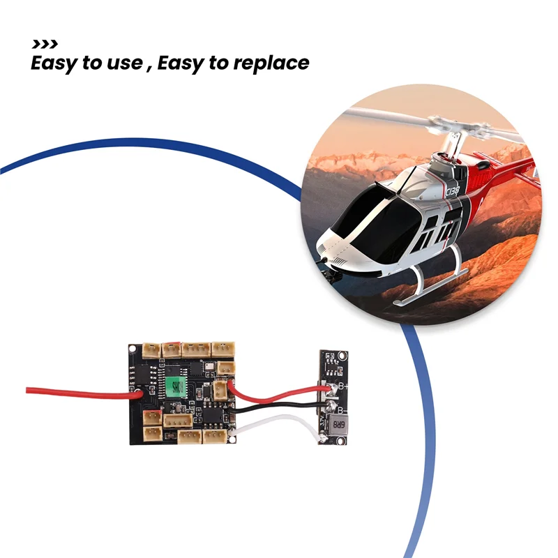 BEDW-RC Helicopter Upgrade C138 Receiver Kit For RC ERA C138 Bell 206 1:33 RC Helicopter Parts
BEDW-RC Helicopter Upgrade C138 Receiver Kit For RC ERA C138 Bell 206 1:33 RC Helicopter Parts