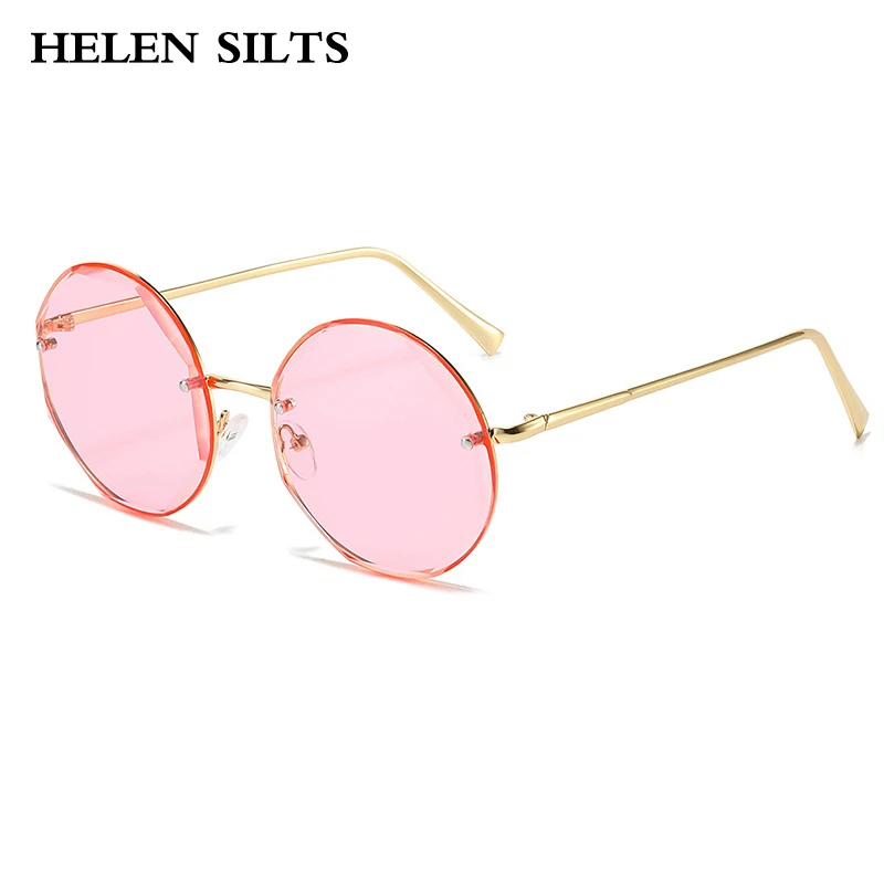 Vintage Metal round Sunglasses UV400 Rimless Eyewear Fashion Shades for Women Men Colorful Oval Sun Glasses
Vintage Metal round Sunglasses UV400 Rimless Eyewear Fashion Shades for Women Men Colorful Oval Sun Glasses