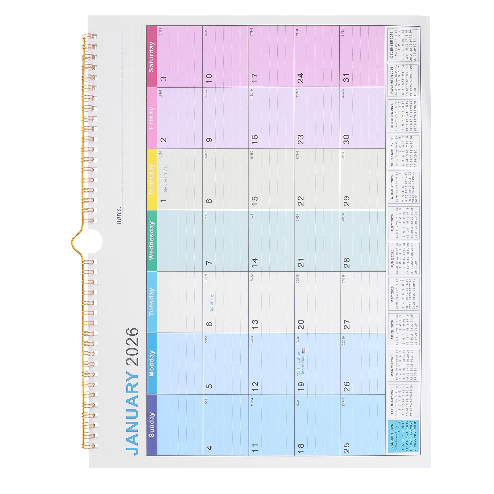 Calendar 2026 Daily Weekly Monthly Planner Turn The Page Academic Wall 18 Months Metal Year Calendars Office
Calendar 2026 Daily Weekly Monthly Planner Turn The Page Academic Wall 18 Months Metal Year Calendars Office
