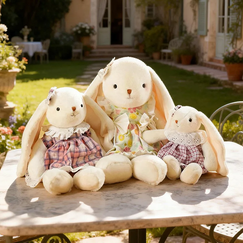 35-75cm Cute Shy Bunny Plush Toy with Floral Check Dress Soft Stuffed Rabbit Kid Birthday Gift Sofa Bedroom Decor Hugging Pillow
35-75cm Cute Shy Bunny Plush Toy with Floral Check Dress Soft Stuffed Rabbit Kid Birthday Gift Sofa Bedroom Decor Hugging Pillow