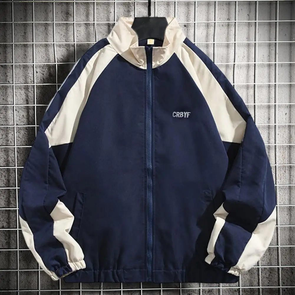 Winter Jacket Patchwork Color Long Sleeve Washable Non-Fading Zipper Autumn Winter Baseball Jacket Unisex Casual Streetwear
Winter Jacket Patchwork Color Long Sleeve Washable Non-Fading Zipper Autumn Winter Baseball Jacket Unisex Casual Streetwear