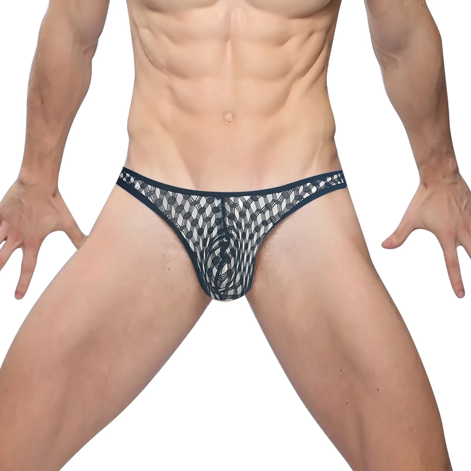 Cotton Men's Thong Panties Lace Mesh All Transparent Breathable Sexy Fashion Briefs Underwear Fancy Jock Strap
Cotton Men's Thong Panties Lace Mesh All Transparent Breathable Sexy Fashion Briefs Underwear Fancy Jock Strap