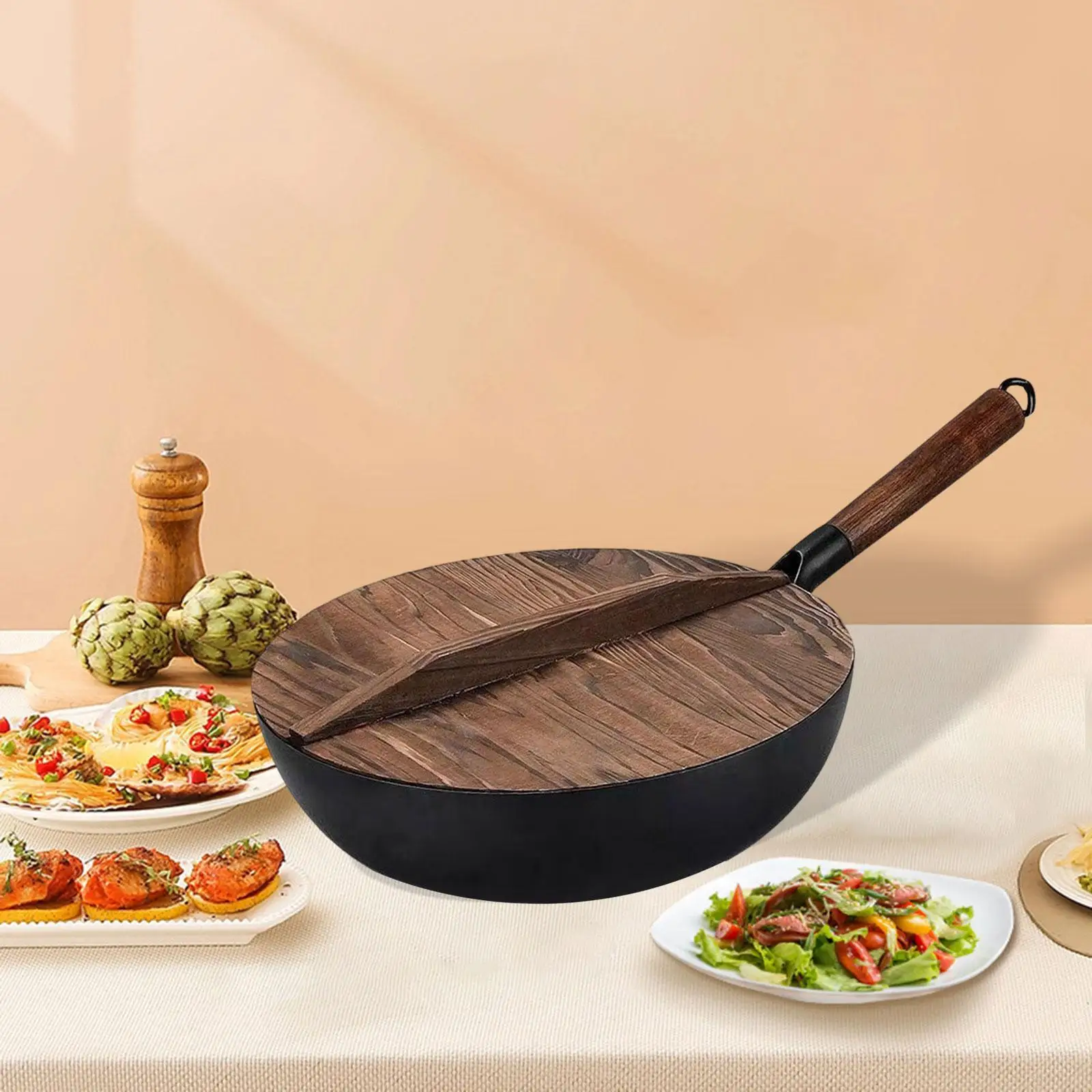 Iron Wok Boiling Cookware Gas No Coating Cooking Wok Chinese Wok Traditional Iron Wok for Home Camping Hotel Restaurant Kitchen
Iron Wok Boiling Cookware Gas No Coating Cooking Wok Chinese Wok Traditional Iron Wok for Home Camping Hotel Restaurant Kitchen