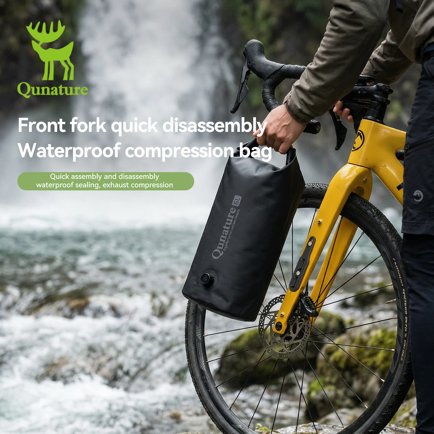 Велосумка Qunature 6 л, водонепроницаемая, из нейлона и ТПУ, с магнитным креплением на вилку велосипеда
Велосумка Qunature 6 л, водонепроницаемая, из нейлона и ТПУ, с магнитным креплением на вилку велосипеда