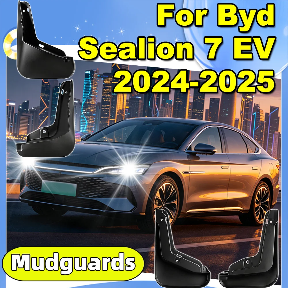 4pcs Car Fender For Byd Sealion 7 EV 2024 2025 Mud Flaps Splash Guards MudFlaps Front Rear Wheel Mudguards Auto Accessories
4pcs Car Fender For Byd Sealion 7 EV 2024 2025 Mud Flaps Splash Guards MudFlaps Front Rear Wheel Mudguards Auto Accessories