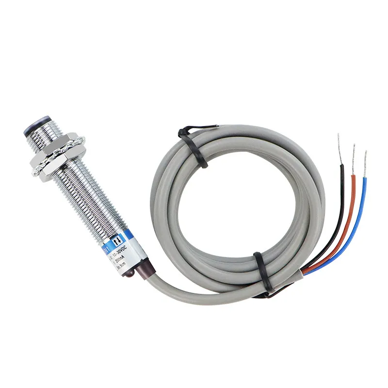 M12 reflection diffuse reflection photoelectric switch sensor three-wire DC induction switch NPN normally open E12
M12 reflection diffuse reflection photoelectric switch sensor three-wire DC induction switch NPN normally open E12