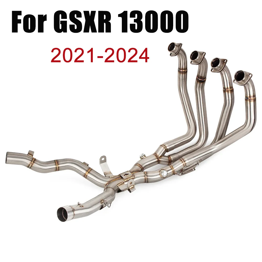 Slip on Motorcycle Exhaust Full Systems Stainless Steel Motocross Front Pipe For Suzuki GSX1300R Hayabusa 2021-2024
Slip on Motorcycle Exhaust Full Systems Stainless Steel Motocross Front Pipe For Suzuki GSX1300R Hayabusa 2021-2024