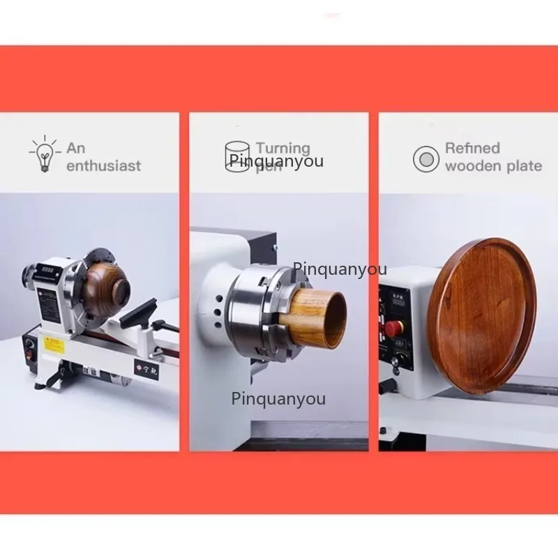 Mini Woodworking Lathe Machine with Infinitely Variable Speed for Wood Turning Milling DIY Home Use Small Woodworking Tool
Mini Woodworking Lathe Machine with Infinitely Variable Speed for Wood Turning Milling DIY Home Use Small Woodworking Tool