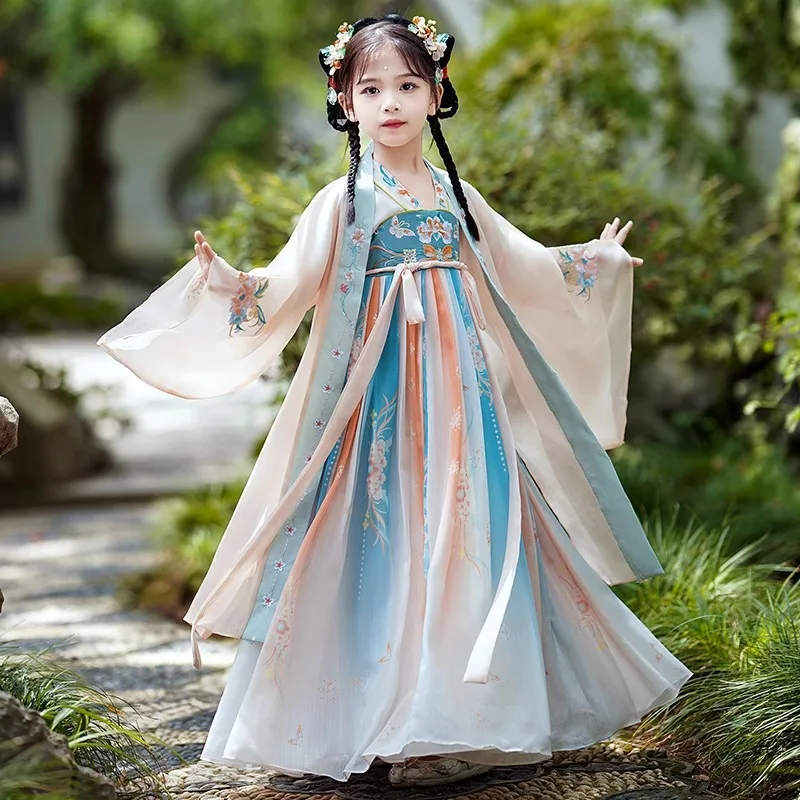 Baby Girl Dress Tang Costume Summer Princess Children Sets Outfit Kids Clothes Vestidos Chinese Long Hanfu Girls Dresses Suits
Baby Girl Dress Tang Costume Summer Princess Children Sets Outfit Kids Clothes Vestidos Chinese Long Hanfu Girls Dresses Suits