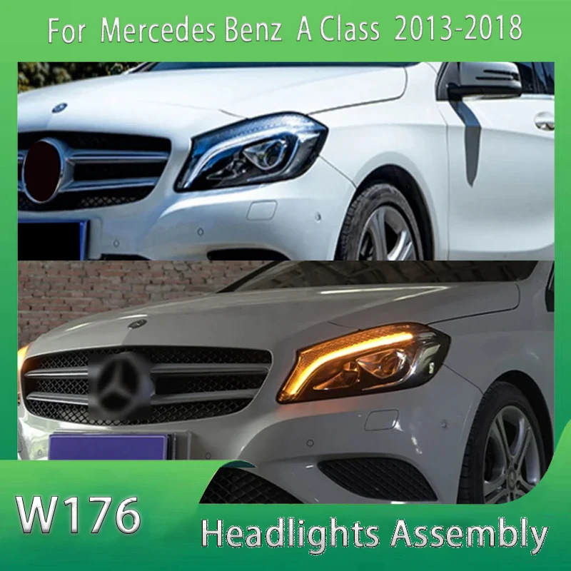 Стайлинг автомобиля для стайлинга автомобилей, фара для Benz A180 A200 2013-2018, светодиодная фара W176, светодиодная фара DRL в сборе
Стайлинг автомобиля для стайлинга автомобилей, фара для Benz A180 A200 2013-2018, светодиодная фара W176, светодиодная фара DRL в сборе