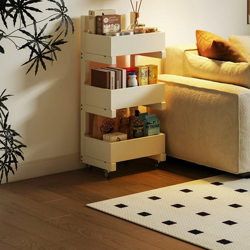 Cream White Solid Wood Storage Cart Multifunctional Nightstand for Bedroom Durable Movable Snack Rack Kitchen Shelf Organization
Cream White Solid Wood Storage Cart Multifunctional Nightstand for Bedroom Durable Movable Snack Rack Kitchen Shelf Organization