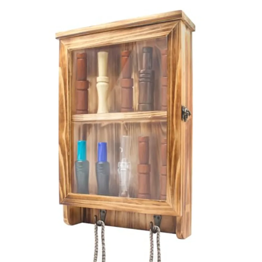 Стойка для вызова на утках и ремешка — футляр для хранения на 10 утиных звонков и 2 ремешка для вызова на уток, настенное крепление, видимый Duc
Стойка для вызова на утках и ремешка — футляр для хранения на 10 утиных звонков и 2 ремешка для вызова на уток, настенное крепление, видимый Duc