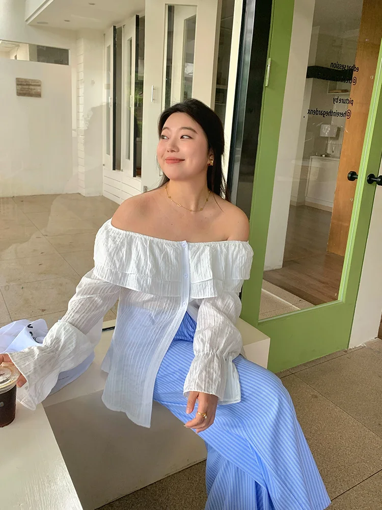 Lin Da Hui, белый, большие размеры, уникальный красивый топ на одно плечо для женщин, повседневная одежда Fre Sle, лето 2024, кружево
Lin Da Hui, белый, большие размеры, уникальный красивый топ на одно плечо для женщин, повседневная одежда Fre Sle, лето 2024, кружево