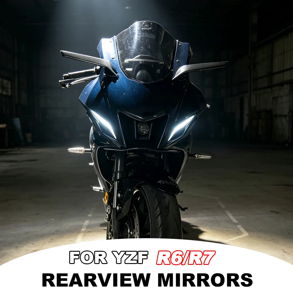 YZF R6 YZF R7 Motorcycle Stealth Mirrors For Yamaha YZF R7/R6 Adjustable Rotating Rearview Mirrors Sport Winglet Mirror
YZF R6 YZF R7 Motorcycle Stealth Mirrors For Yamaha YZF R7/R6 Adjustable Rotating Rearview Mirrors Sport Winglet Mirror