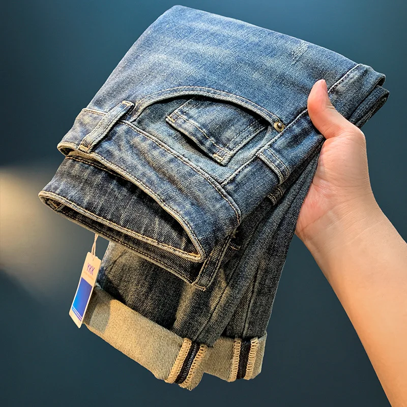 Autumn and Winter New Jeans Men's Fashionable Printed Slim-Fit Harem Pants Casual Retro Stretch Skinny High-End Long Pants
Autumn and Winter New Jeans Men's Fashionable Printed Slim-Fit Harem Pants Casual Retro Stretch Skinny High-End Long Pants