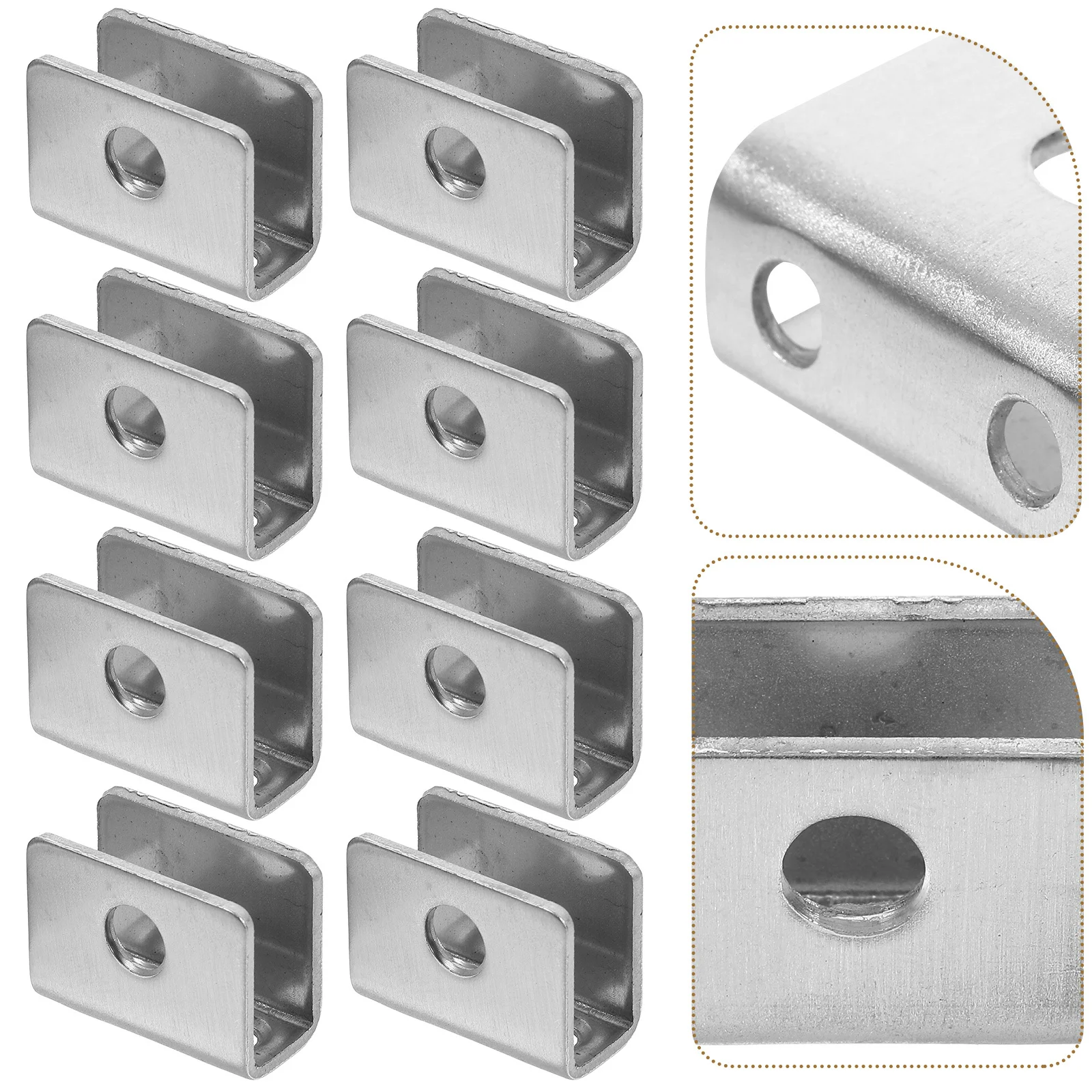 8Pcs Glass Shelf Bracket Clips Stainless Steel Durable Easy Installation for Shelves Closets Mirrors Shower Glass Clips Heavy
8Pcs Glass Shelf Bracket Clips Stainless Steel Durable Easy Installation for Shelves Closets Mirrors Shower Glass Clips Heavy