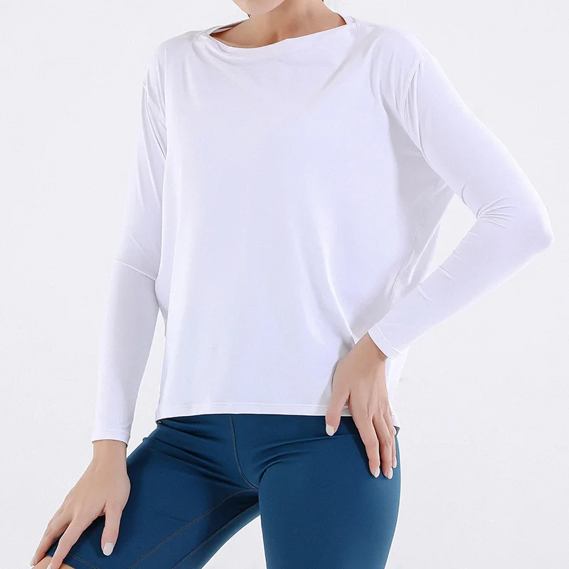 Yoga top women's spring and autumn long-sleeved thin sports long T large size loose blouse breathable running training clothes
Yoga top women's spring and autumn long-sleeved thin sports long T large size loose blouse breathable running training clothes