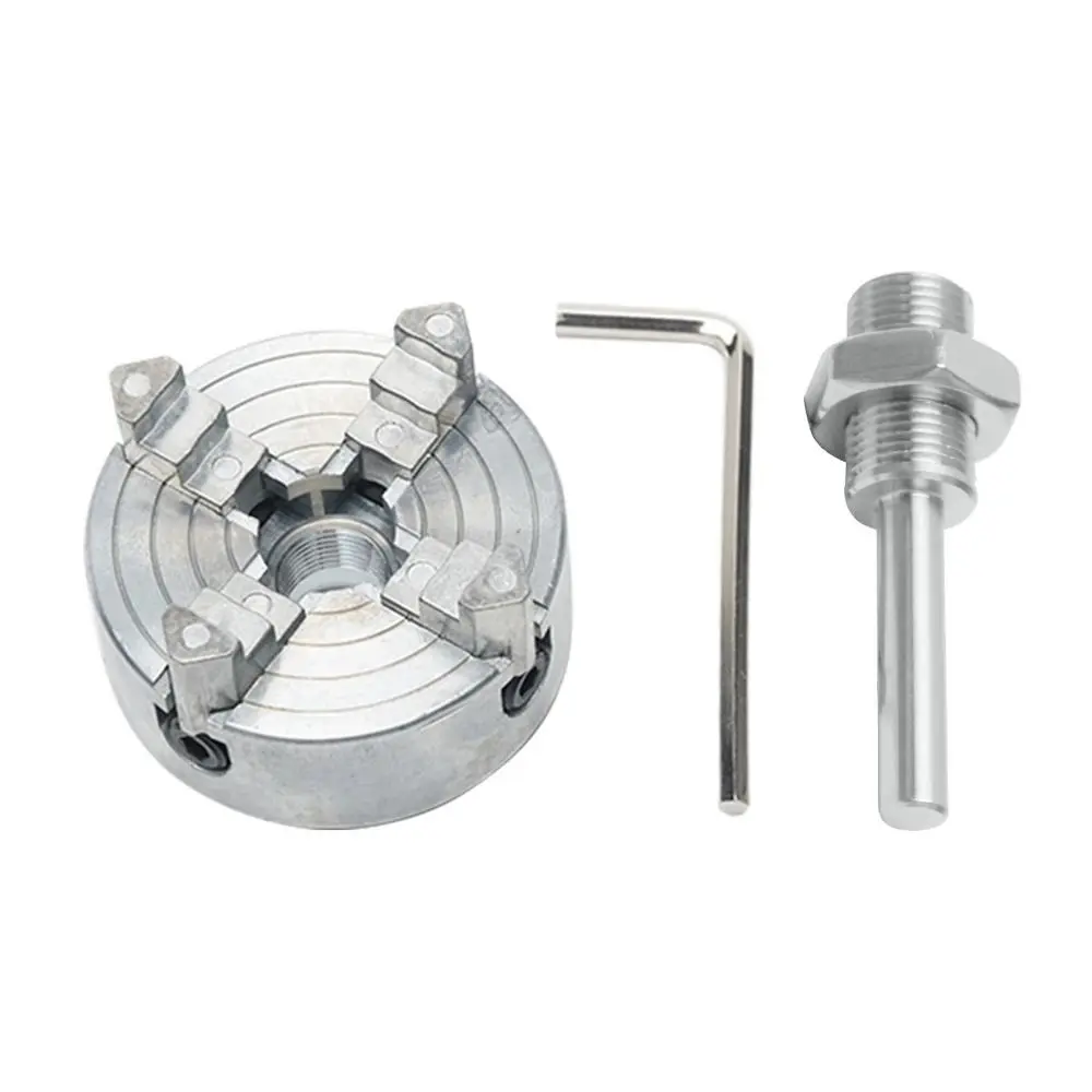 3-Jaw 4-Jaw Mini Drilling Chuck Connecting Rod Self-Centering Manual Lathe Chuck Durable Zinc Alloy Metal Machine Tool Chuck
3-Jaw 4-Jaw Mini Drilling Chuck Connecting Rod Self-Centering Manual Lathe Chuck Durable Zinc Alloy Metal Machine Tool Chuck