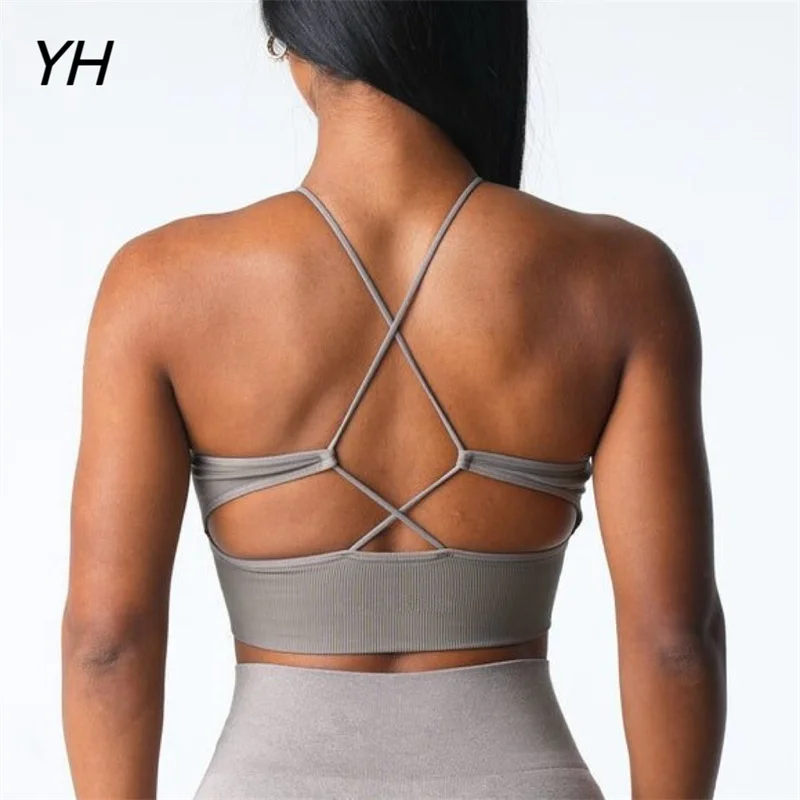 Five colors Women Sports Bra Sexy Criss Cross Straps Beauty Back High Support Yoga Underwear Running Fitness Gym Padded Bralette
Five colors Women Sports Bra Sexy Criss Cross Straps Beauty Back High Support Yoga Underwear Running Fitness Gym Padded Bralette