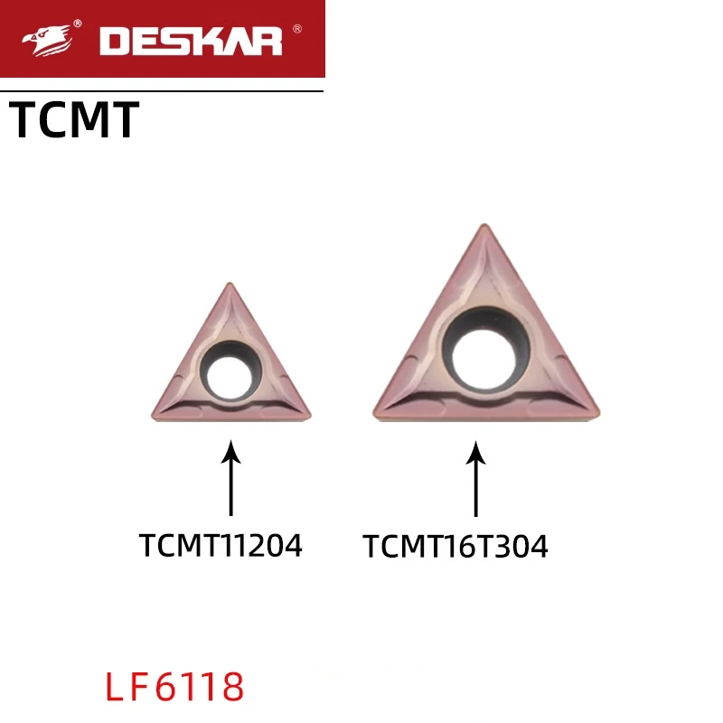 Deskar Tcmt090204 Tcmt110204 Tcmt110208 Tcmt16t304 Tcmt16t308 Lf6118 Turning Tools Carbide Inserts Cutting For Stainless Steel
Deskar Tcmt090204 Tcmt110204 Tcmt110208 Tcmt16t304 Tcmt16t308 Lf6118 Turning Tools Carbide Inserts Cutting For Stainless Steel