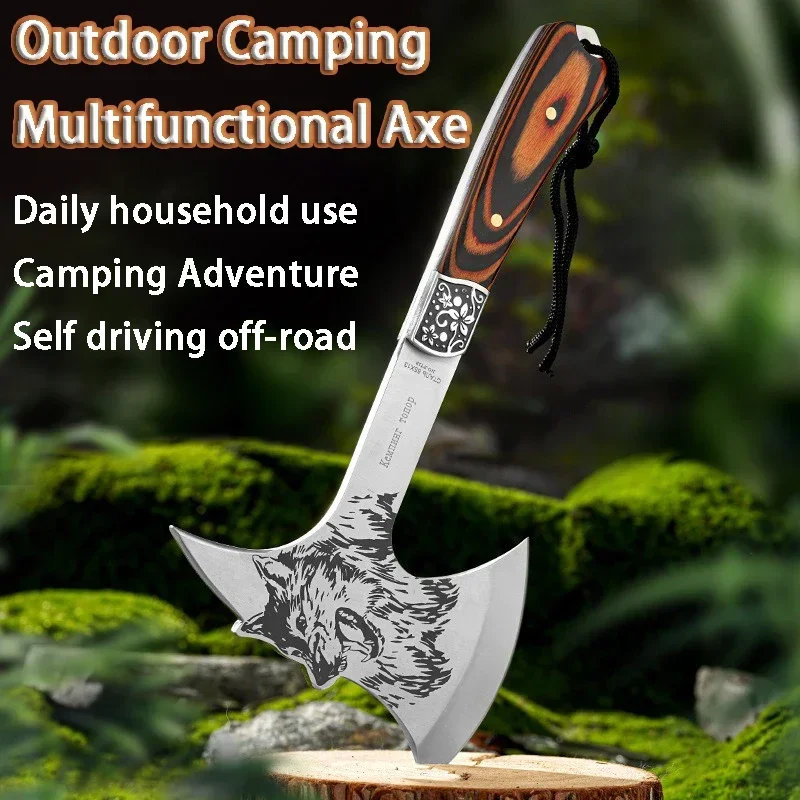 Multifunctional Axe Outdoor Camping Tactical Defense Axe Portabl Cut Firewood Axe Vehicle Mounted Fire Rescue Survival Axes
Multifunctional Axe Outdoor Camping Tactical Defense Axe Portabl Cut Firewood Axe Vehicle Mounted Fire Rescue Survival Axes
