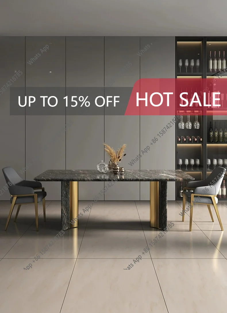 Kk Platinum Diamond Marble Luxury Stone Dining Table Italian Light Luxury High-end Villa Modern Simple Home Dining Table
Kk Platinum Diamond Marble Luxury Stone Dining Table Italian Light Luxury High-end Villa Modern Simple Home Dining Table