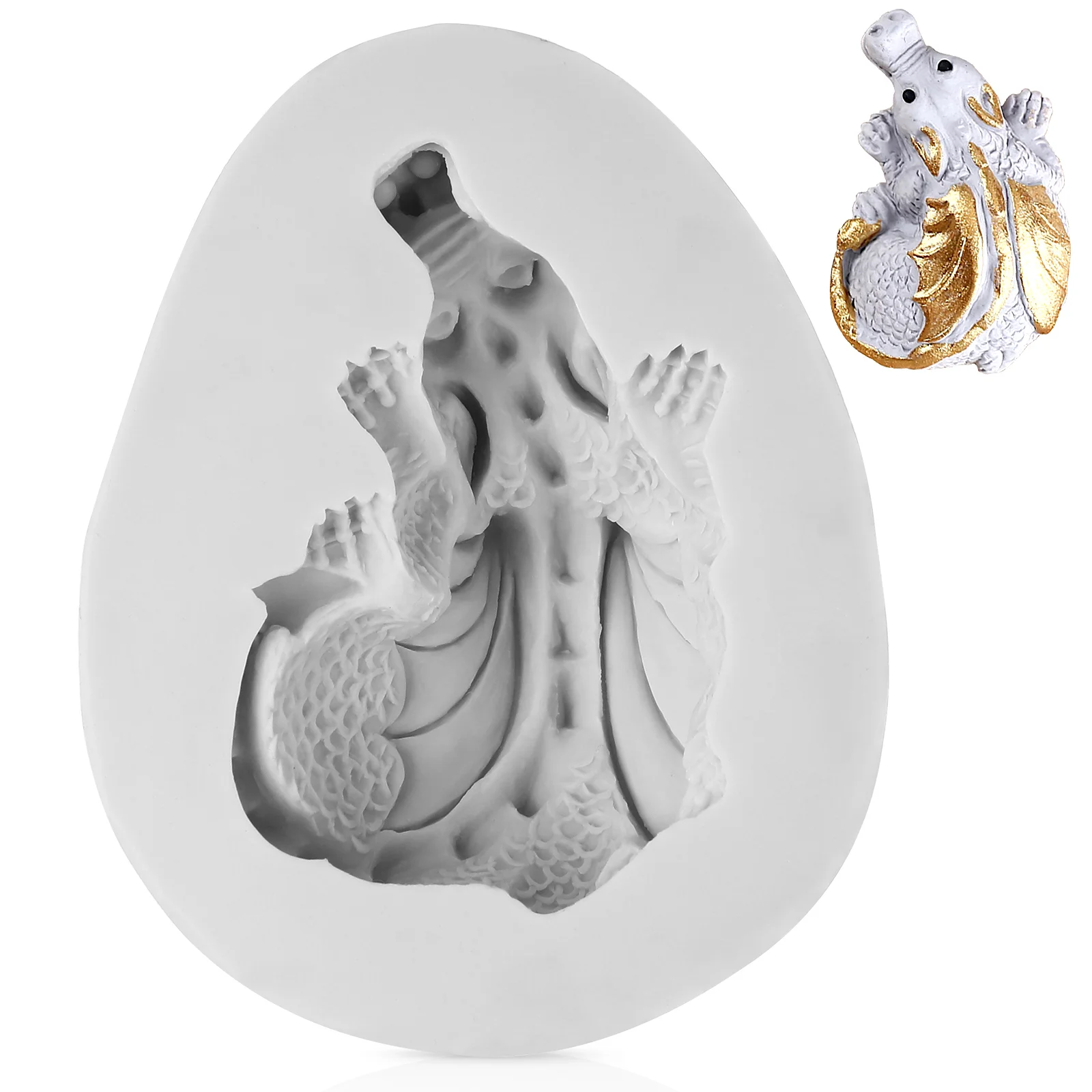 Silicone Chocolate Mold for Cake Baking Candy Gummy Tray Bakery Tool Food Grade Flexible Dinosaur Shaped Non Stick
Silicone Chocolate Mold for Cake Baking Candy Gummy Tray Bakery Tool Food Grade Flexible Dinosaur Shaped Non Stick