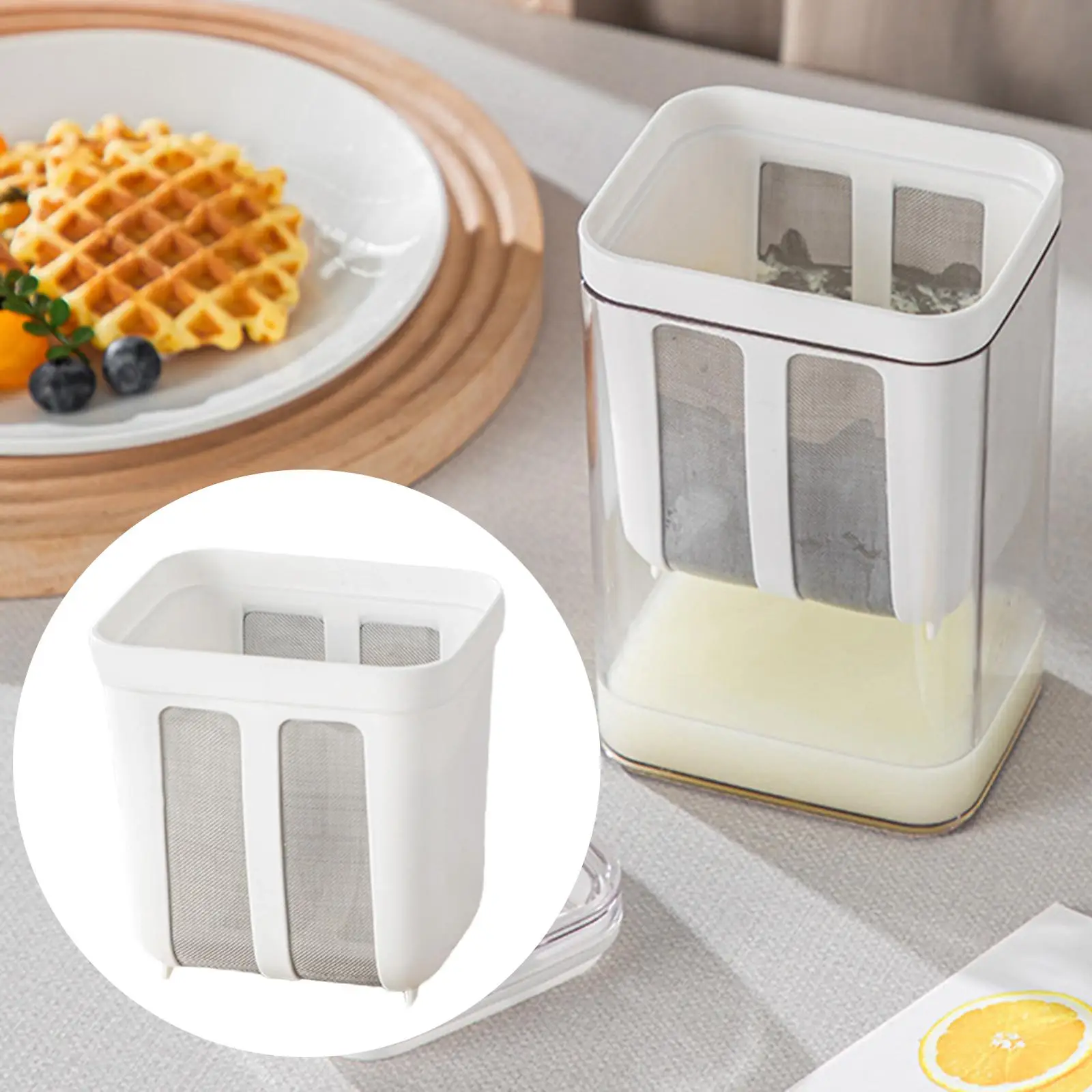 Greek Yogurt Strainer Mesh Household Kitchen Accessories Multipurpose Fine Mesh Strainer for Soy Milk Picnic Camping Home
Greek Yogurt Strainer Mesh Household Kitchen Accessories Multipurpose Fine Mesh Strainer for Soy Milk Picnic Camping Home