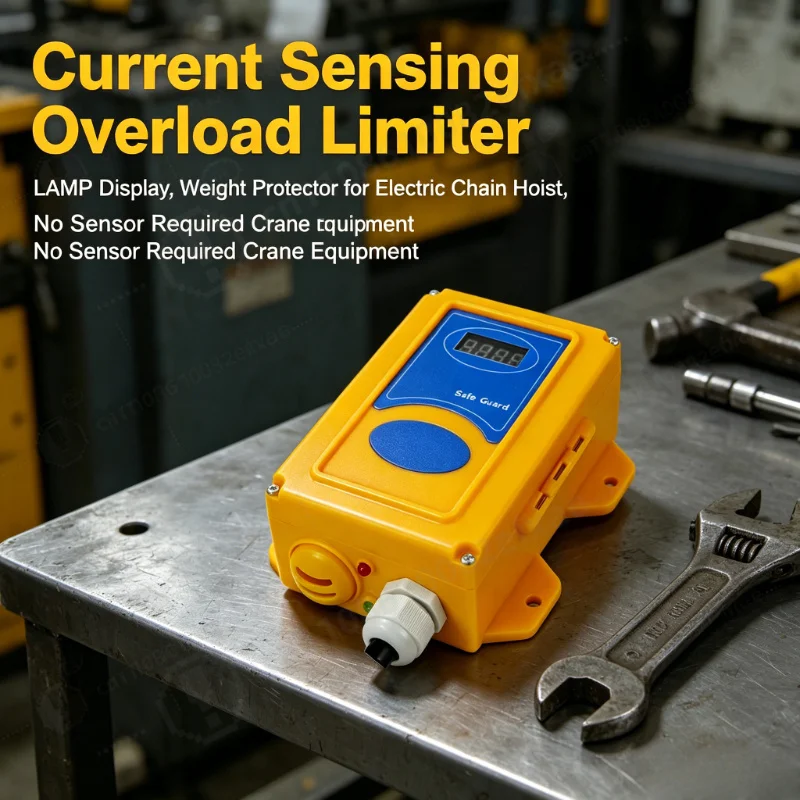 Current Sensing Overload Limiter LAMP Display, Weight Protector for Electric Chain Hoist, No Sensor Required Crane Equipment
Current Sensing Overload Limiter LAMP Display, Weight Protector for Electric Chain Hoist, No Sensor Required Crane Equipment