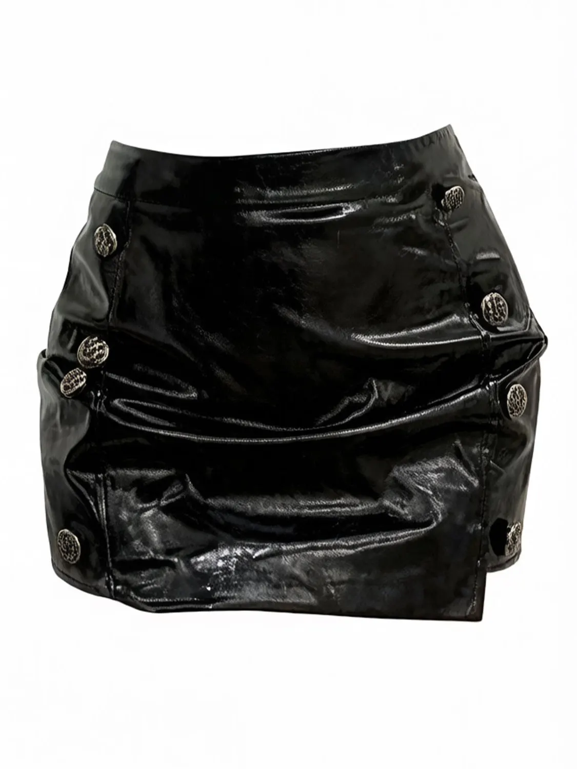 Glossy Half-length Skirt Women's Slim Fit Bodycon Skirt Trendy Agent Style Bright Surface Leather Skirt Sexy Chic
Glossy Half-length Skirt Women's Slim Fit Bodycon Skirt Trendy Agent Style Bright Surface Leather Skirt Sexy Chic