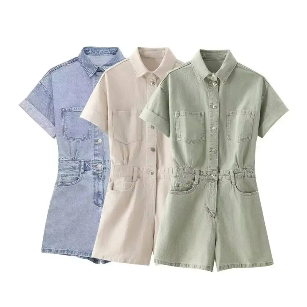 Summer 2026 Slimming High Waist Design Polo Neck Vintage Denim New Ladies European And American Style Dress
Summer 2026 Slimming High Waist Design Polo Neck Vintage Denim New Ladies European And American Style Dress