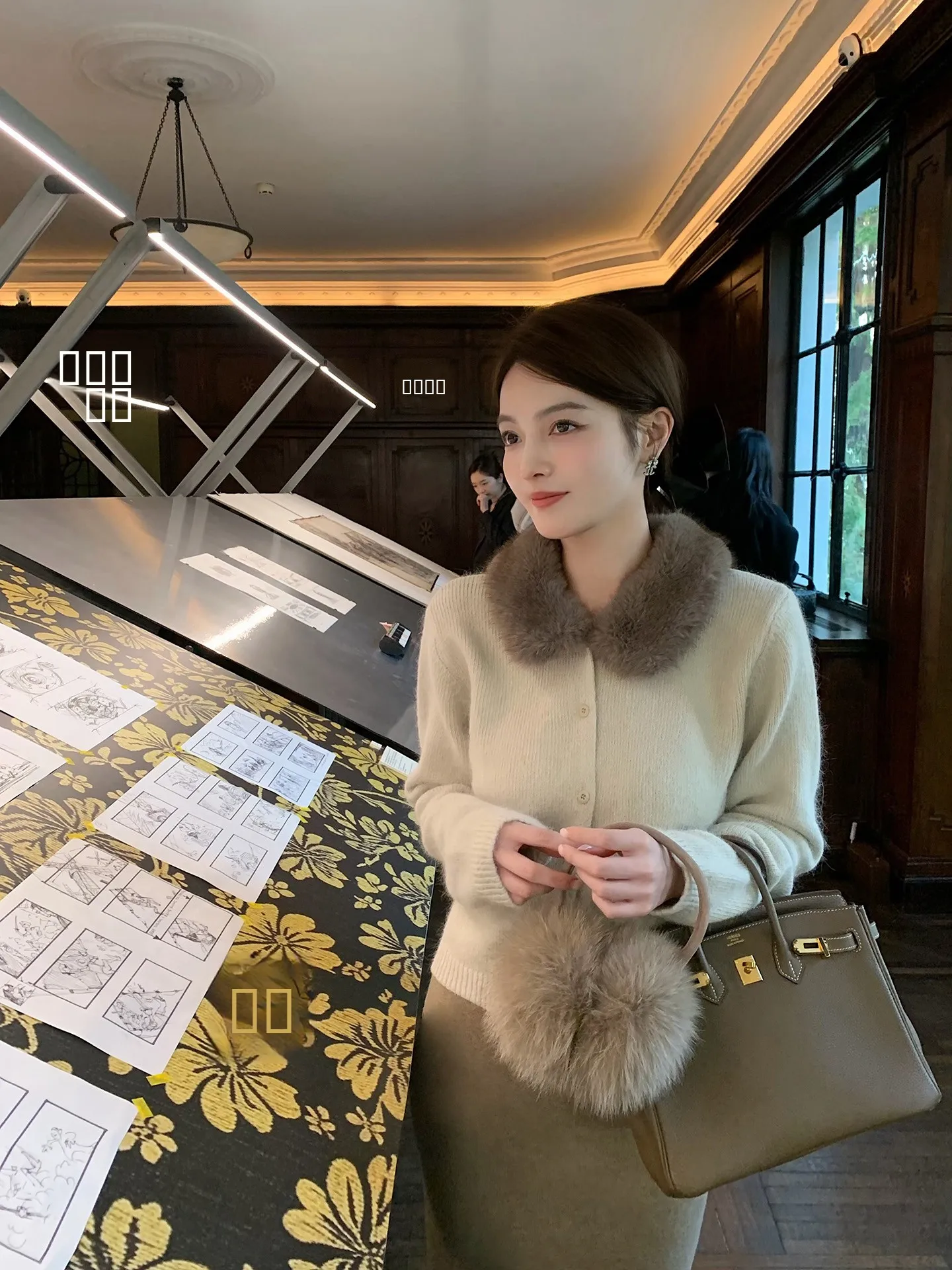 Ele Vintage Knitted Sweater with Fur Collar for Women Soft Long Sve Autumn Winter Faion High Quali Ladies Top
Ele Vintage Knitted Sweater with Fur Collar for Women Soft Long Sve Autumn Winter Faion High Quali Ladies Top