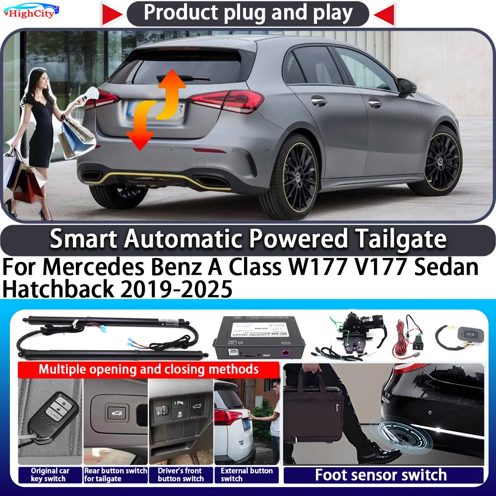 For Mercedes Benz A Class W177 V177 Sedan Hatchback 2019-2025 Smart Automatic Powered Tailgate Key Kit Electric Power Tailgate
For Mercedes Benz A Class W177 V177 Sedan Hatchback 2019-2025 Smart Automatic Powered Tailgate Key Kit Electric Power Tailgate