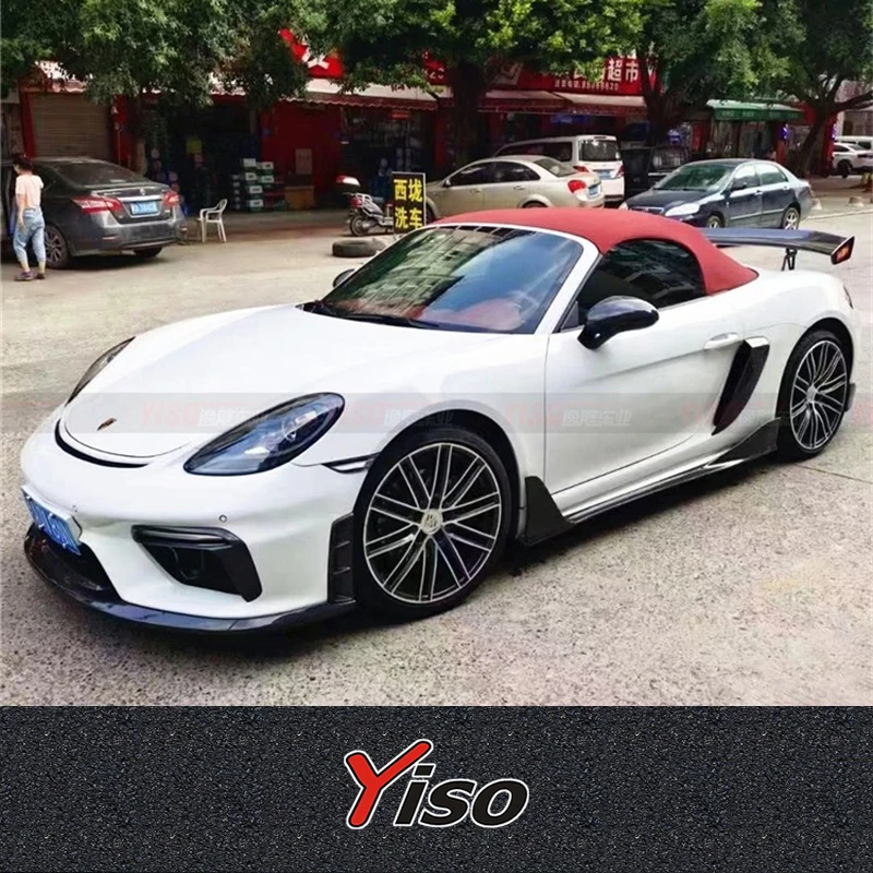 Подходит для 981 Boxster/718 Cayman: боковые юбки, модифицированный обвес, аэродинамический комплект из карбона для 718/981.
Подходит для 981 Boxster/718 Cayman: боковые юбки, модифицированный обвес, аэродинамический комплект из карбона для 718/981.