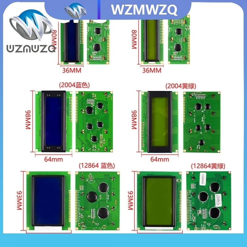 LCD1602 LCD 1602 2004 12864 модуль синий зеленый экран 16x2 20X4 символьный модуль ЖК-дисплея HD44780 контроллер синий черный свет
LCD1602 LCD 1602 2004 12864 модуль синий зеленый экран 16x2 20X4 символьный модуль ЖК-дисплея HD44780 контроллер синий черный свет