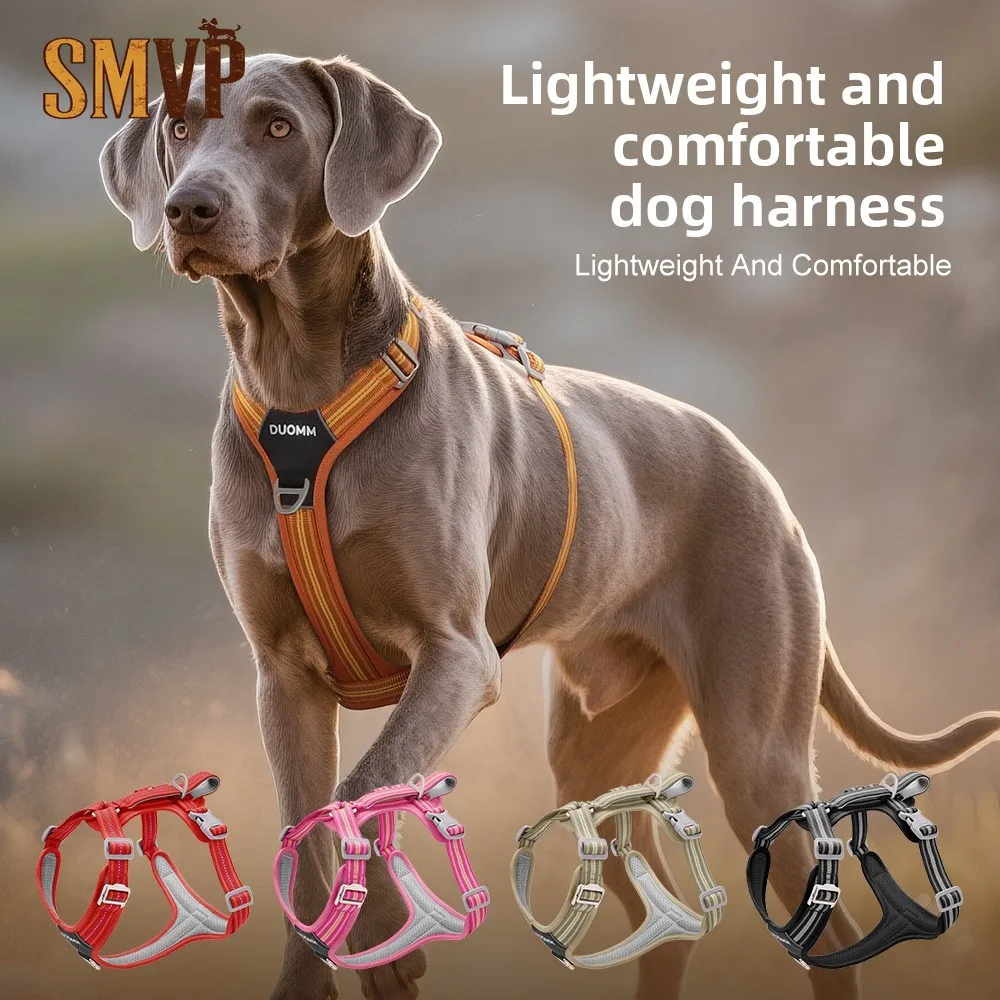 Pet Dog Leash Anti-burst Pet Harness Outdoor Reflective Abrasion Resistant Duplex Dog Harness Large Dog Harness
Pet Dog Leash Anti-burst Pet Harness Outdoor Reflective Abrasion Resistant Duplex Dog Harness Large Dog Harness