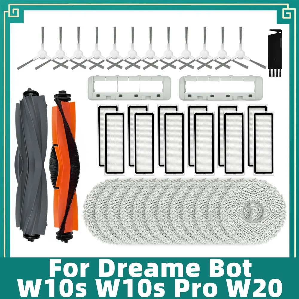 Совместимо с роботом-пылесосом Dreame Bot W10s / W10s Pro / W20 - Главный ролик, крышка боковой щетки, тряпки для уборки, фильтры HEPA и запчасти
Совместимо с роботом-пылесосом Dreame Bot W10s / W10s Pro / W20 - Главный ролик, крышка боковой щетки, тряпки для уборки, фильтры HEPA и запчасти