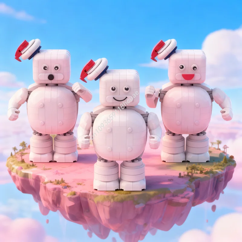 235 деталей MOC Мини-конструктор «Пуфты» (маршмеллоу) — Модель «Ликвидаторы призраков» (Ghostbusters), развивающая игрушка, рождественский подарок
235 деталей MOC Мини-конструктор «Пуфты» (маршмеллоу) — Модель «Ликвидаторы призраков» (Ghostbusters), развивающая игрушка, рождественский подарок