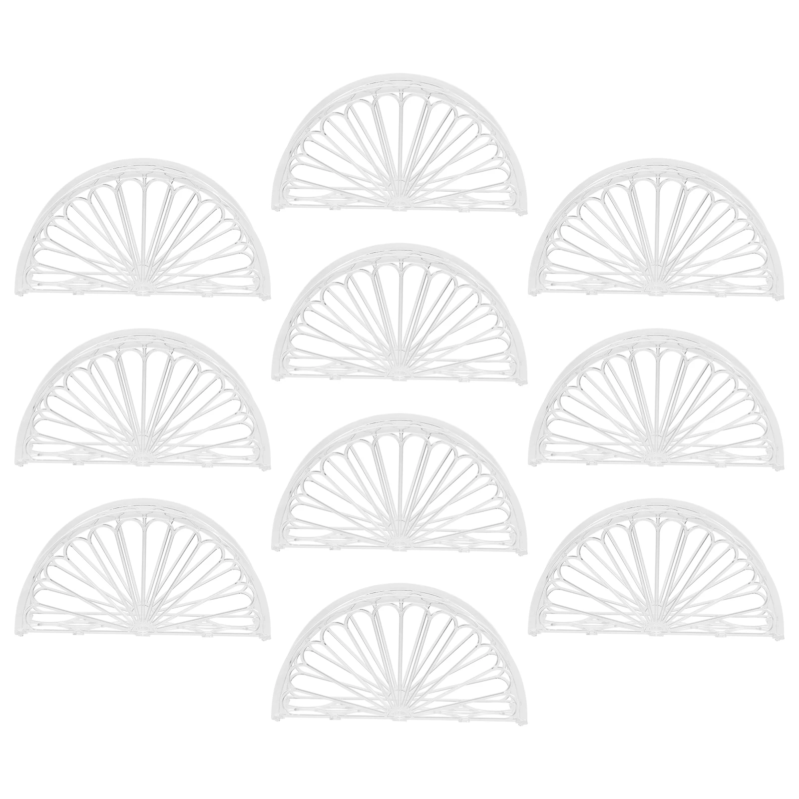 10pcs Transparent Tissue Napkin Holder Stand Fan Shaped Paper Organizer for Dining Room Table Serviette Stand Plastic
10pcs Transparent Tissue Napkin Holder Stand Fan Shaped Paper Organizer for Dining Room Table Serviette Stand Plastic
