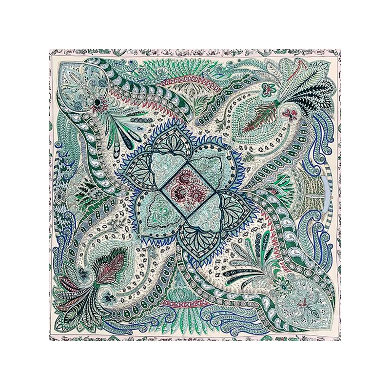 Paisley Double-sided Wool Silk Scarf Designer Luxury Brand Hand Rolled Edge Ponch Square AB Shawl Winter Warm Thick Cape 135cm
Paisley Double-sided Wool Silk Scarf Designer Luxury Brand Hand Rolled Edge Ponch Square AB Shawl Winter Warm Thick Cape 135cm
