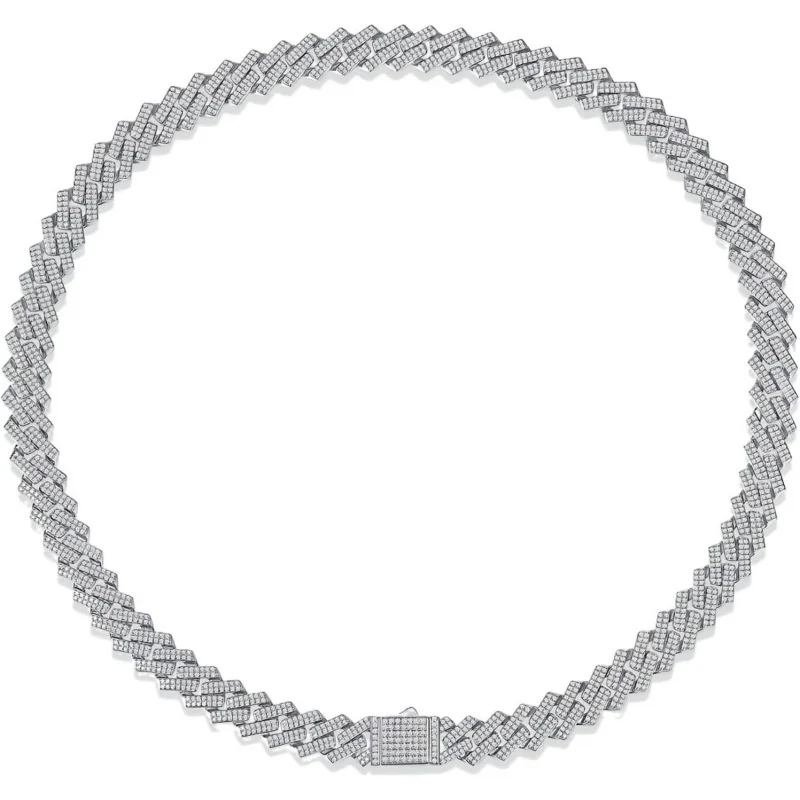 Moissanite Mens Chain Womens Lab Grown Wedding Diamond Tennis Daily Wear Necklace Banq
Moissanite Mens Chain Womens Lab Grown Wedding Diamond Tennis Daily Wear Necklace Banq