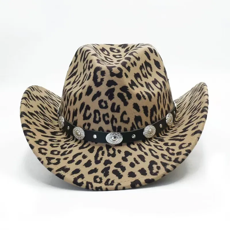 Leopard Print Denim Hat Western Outdoor Hat Autumn/Winter Jazz Hat French Retro Felt Top Hat
Leopard Print Denim Hat Western Outdoor Hat Autumn/Winter Jazz Hat French Retro Felt Top Hat
