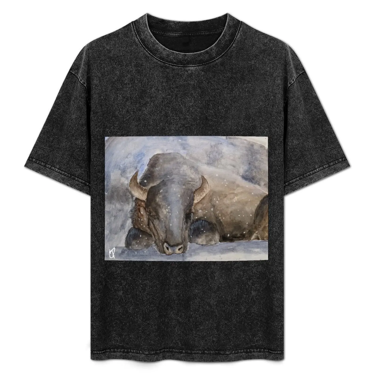 The Still Bison T-Shirt Casual Basic Street Style T-Shirt
The Still Bison T-Shirt Casual Basic Street Style T-Shirt