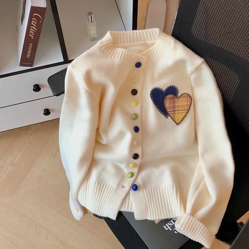 New Spring Autumn Knitted Cardigan Women's Jacket Short Long Sleeve Loose Color blocking Lady Sweater Jackets Casual Tops
New Spring Autumn Knitted Cardigan Women's Jacket Short Long Sleeve Loose Color blocking Lady Sweater Jackets Casual Tops