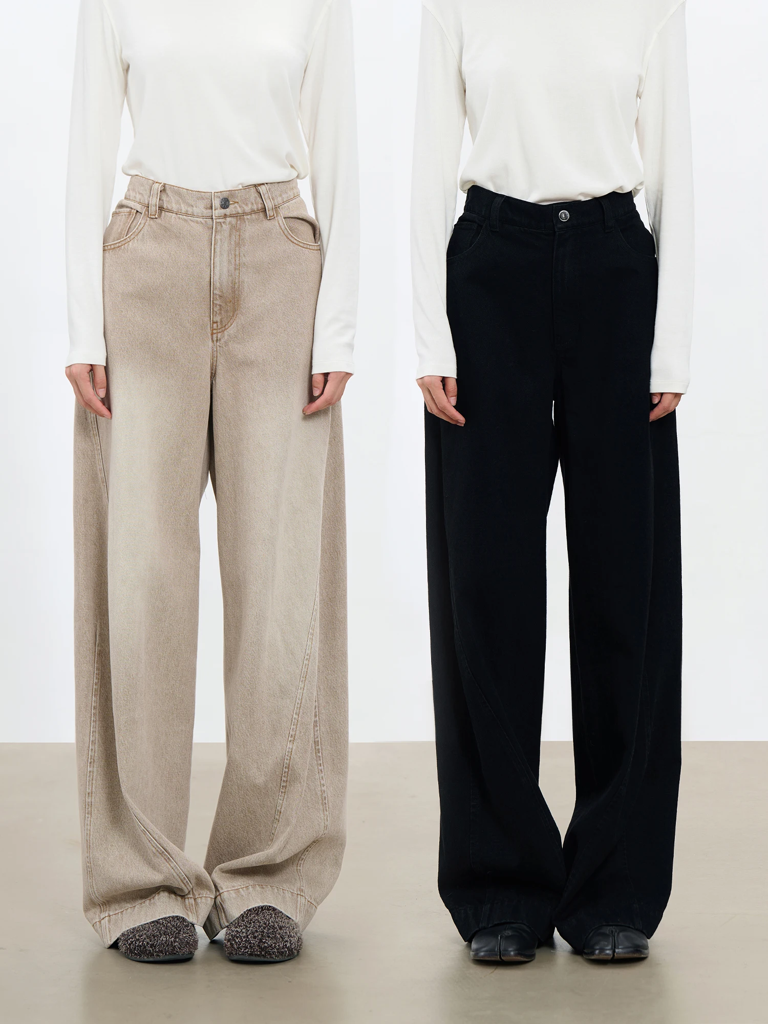 Джинсы CEMO женские, осенне-зимние, винтажные, из хлопка, с эффектом потертости, с высокой талией, широкие, фасона «бананы», Cleanfit
Джинсы CEMO женские, осенне-зимние, винтажные, из хлопка, с эффектом потертости, с высокой талией, широкие, фасона «бананы», Cleanfit