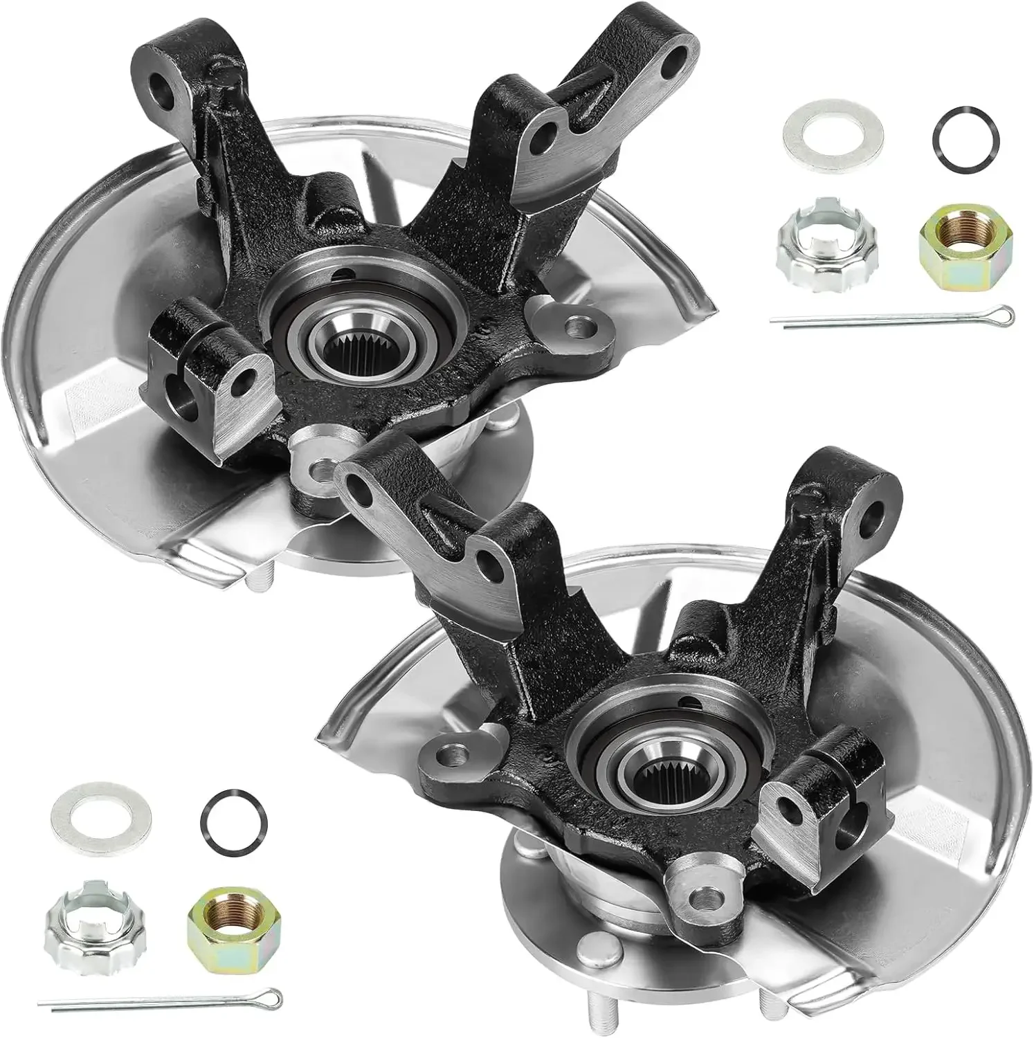 Wheel Bearing Hub Assembly Driver And Passenger Side Fit For Jeep Patriot Compass 2007-2017, Fit For Dodge Caliber 2007-2012.... 
Wheel Bearing Hub Assembly Driver And Passenger Side Fit For Jeep Patriot Compass 2007-2017, Fit For Dodge Caliber 2007-2012....