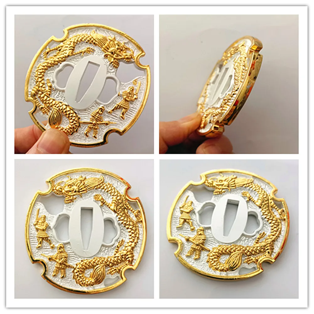 Golden Dragon Guard Tsuba For Japanese Tsuba Samurai Katana Sword Guard Wakizashi Fittings
Golden Dragon Guard Tsuba For Japanese Tsuba Samurai Katana Sword Guard Wakizashi Fittings