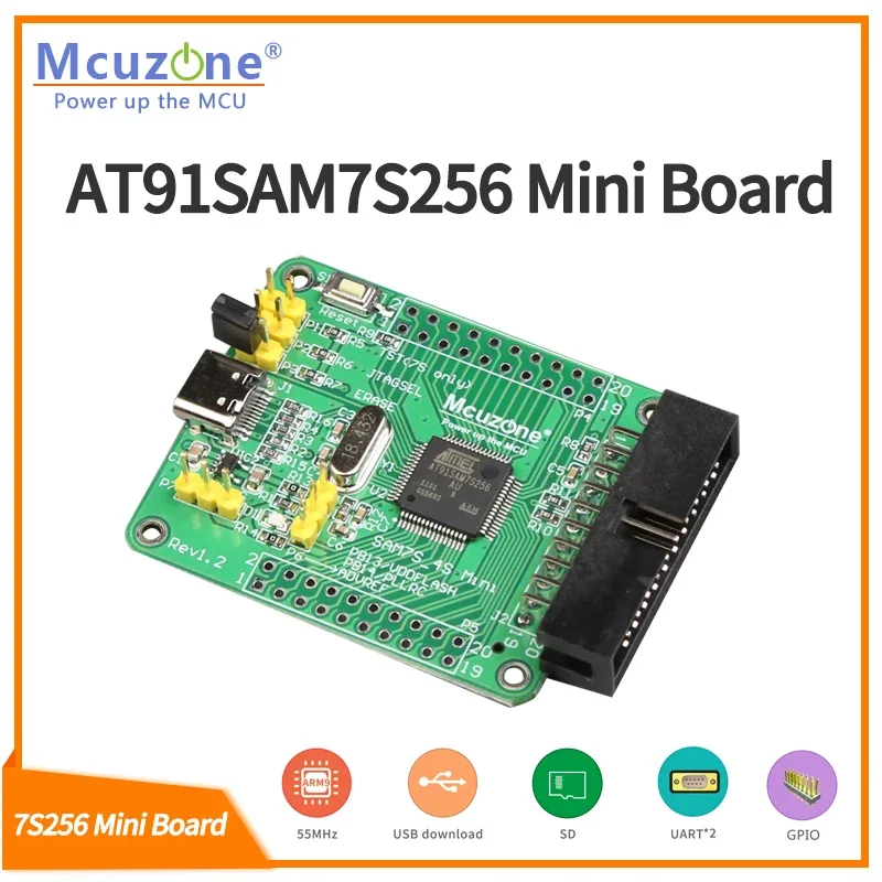 AT91SAM7S256 мини плата (комплект разработки ARM7) 7S256 SAM7S256 USB вниз JTAG микрочип ATMEL
AT91SAM7S256 мини плата (комплект разработки ARM7) 7S256 SAM7S256 USB вниз JTAG микрочип ATMEL