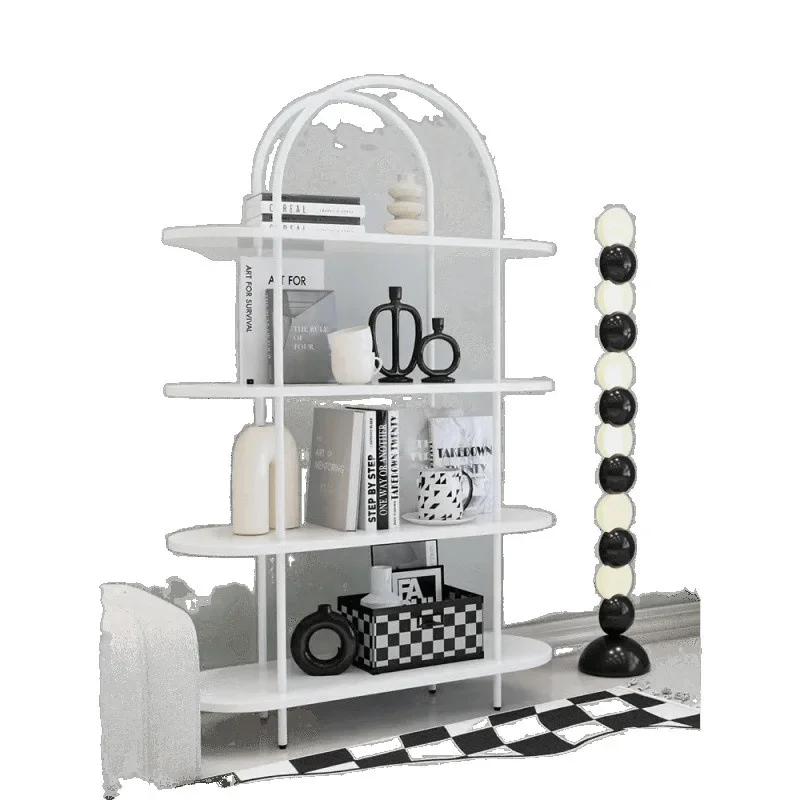 Internet celebrity Nordic multi layer light luxury arched display shelf bookshelf living room floor
Internet celebrity Nordic multi layer light luxury arched display shelf bookshelf living room floor